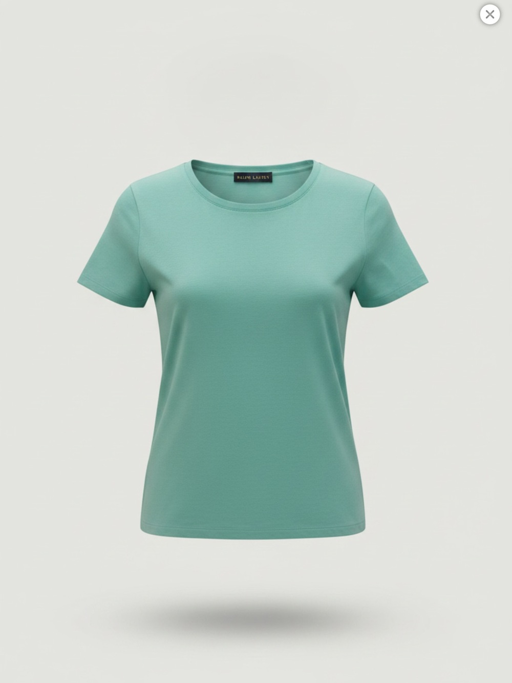 Ralph Lauren Seafoam Crewneck Short Sleeve Tee